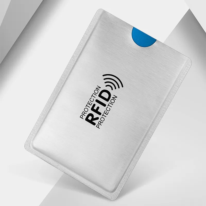 5-20 pcs Aluminium Anti Rfid Card Holder NFC Blocking Reader Lock Id Bank Card Holder Case Protection Metal Credit Card Case